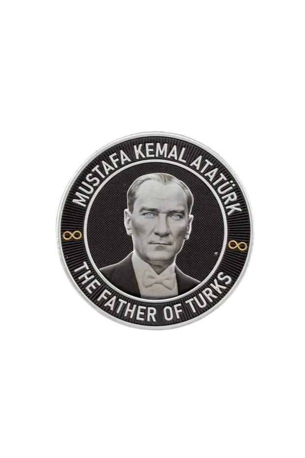 "The Father of Turks" Written Atatürk Peç Arma - Velcro Peç