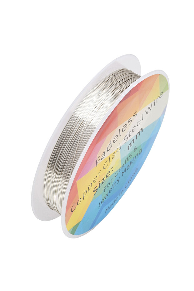 0.3mm 28gauge 20m SILVER 20m/Roll Jewelry Beading Wire For Jewelry Making Wire Wrapping, Floral, Met