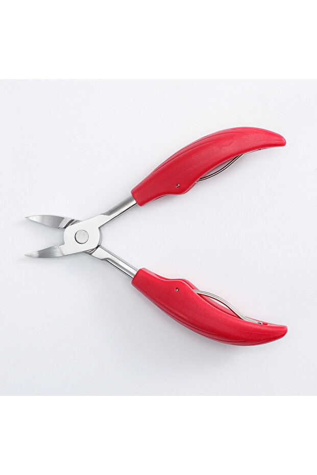 Red Toenail Clippers Nail Cutters Professional Pedicure Paronychia Tools Manicure Sets Stainless Ste