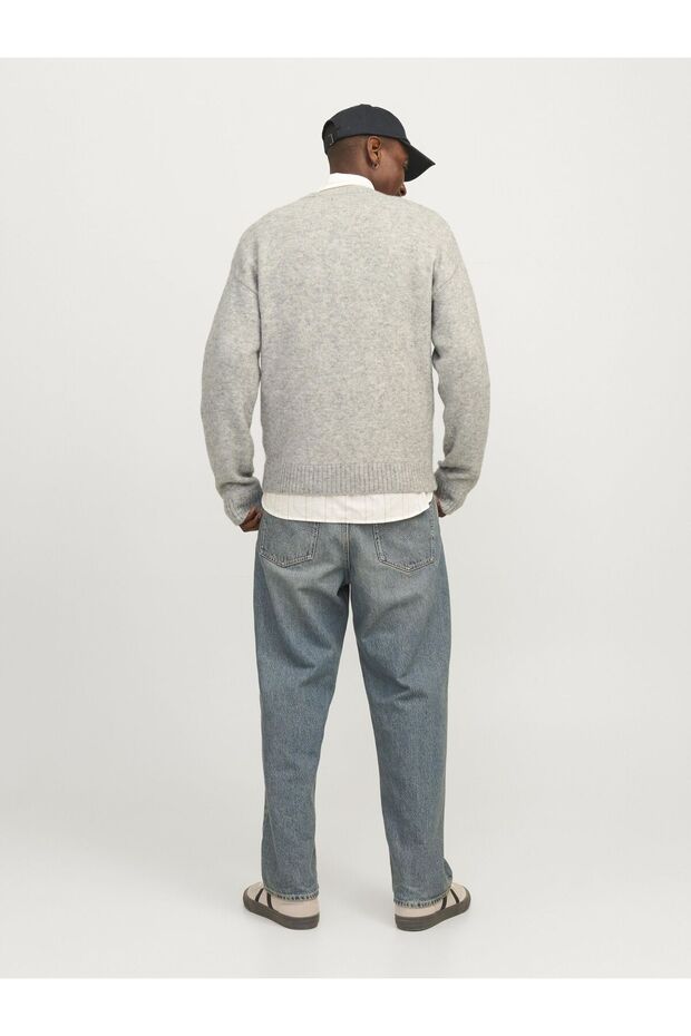 Strickpullover Einfarbig Strickpullover - 3