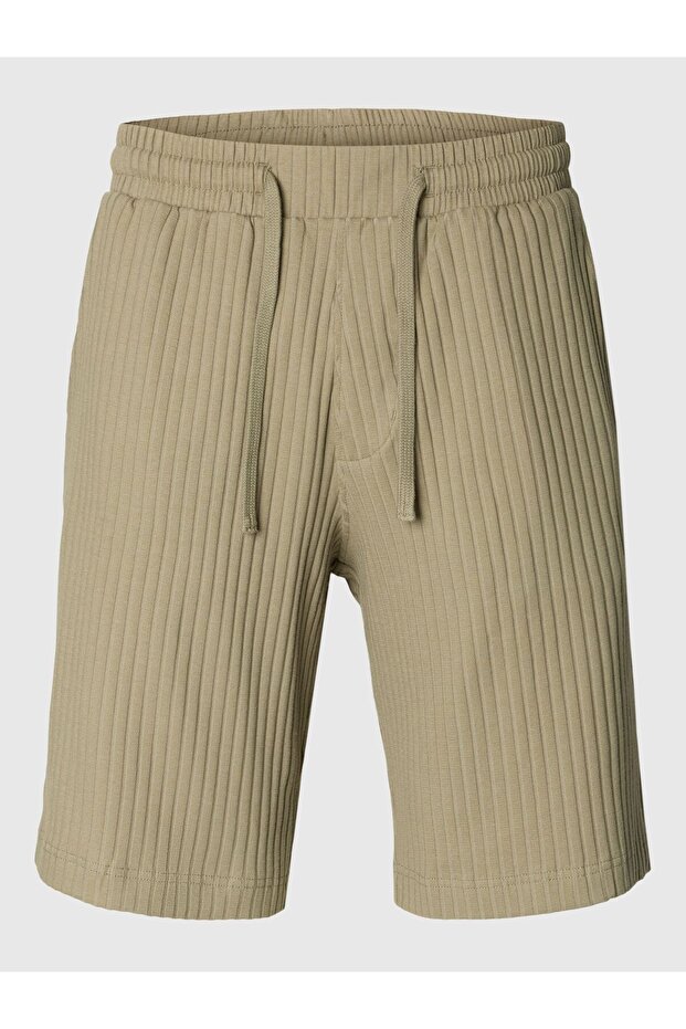 Shorts Gerippte Relaxed Fit - 2