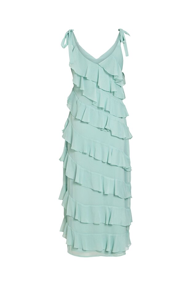 Maxikleid VILUNA s ramínky - 3