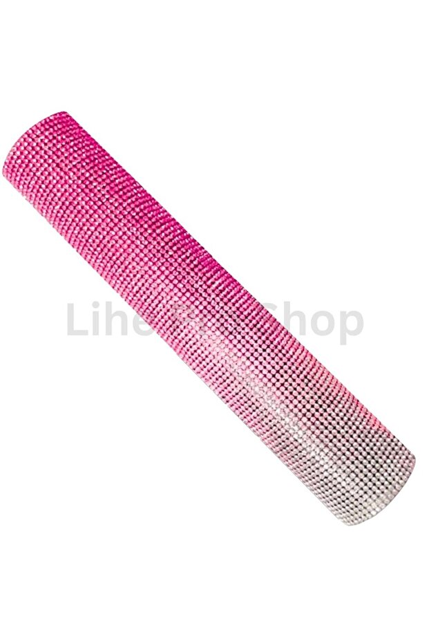 Pink Gradient Rhinstone Wireless Microphone Sleeve for Shure SM58, Beta 58A Gold, Pink, Violet Mic C