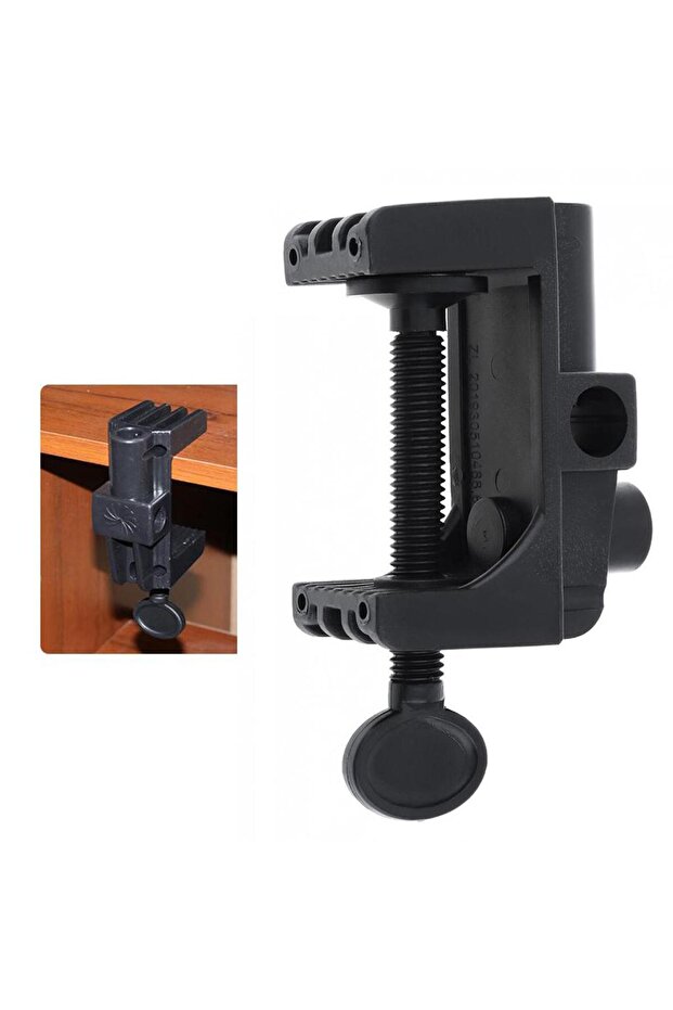 Adjustable Table Desk Mount Clamp Holder for Mic Boom Scissor Arm C Shape Desk Table Mount Boom S...