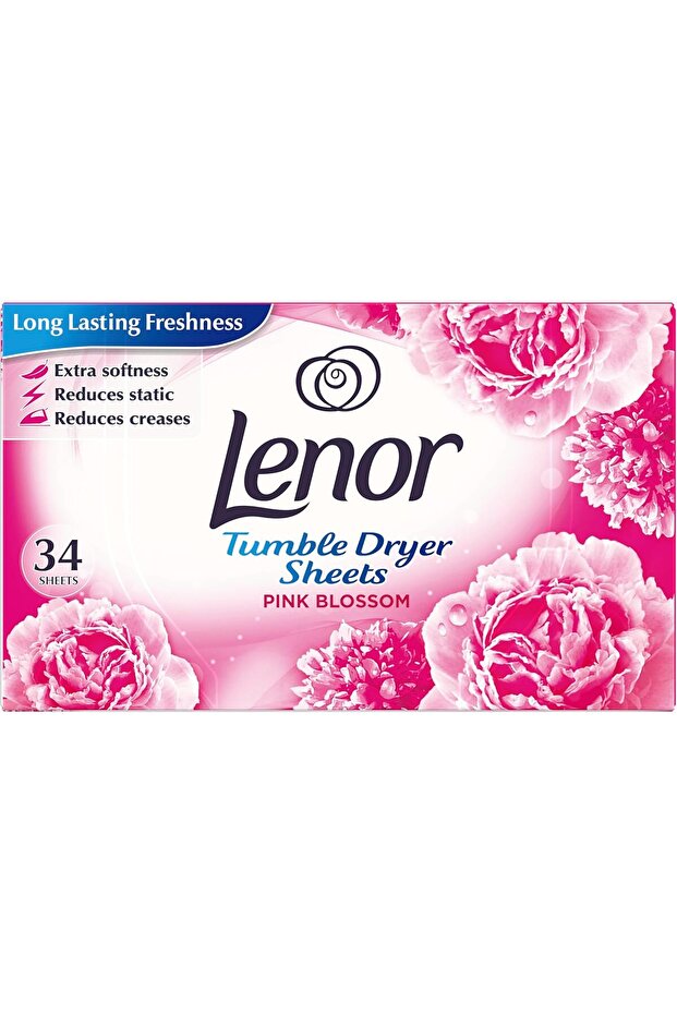 Tumble Dryer Sheets Sparkling 34's Pink Blossom