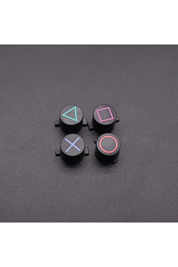 Black ABXY 1PCS For PS4 Gamepad ABXY Function Button Key Buttons Kit Replacement For P4 Controller D