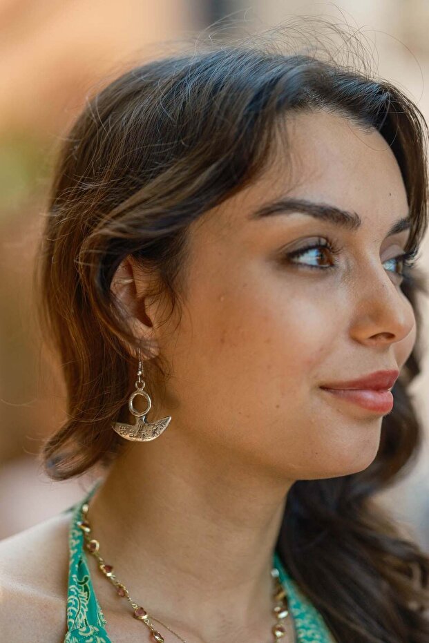 Crescent Moon Earrings - 1