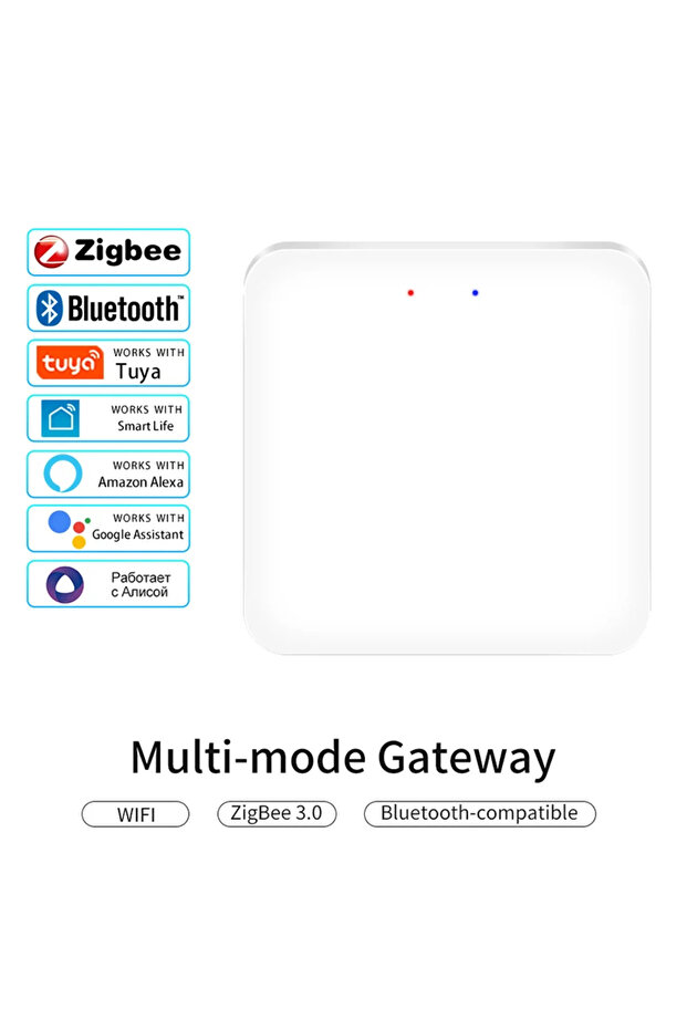 بوابة GGBEE متعددة الأوضاع، بوابة ذكية بتقنية Tuya Bluetooth أو محور متعدد الأوضاع بتقنية ZigBee WiFi للمنزل الذكي