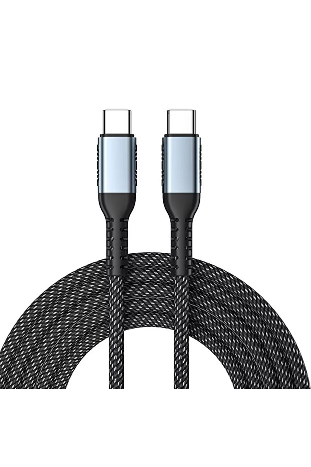 كابل USB C بطول 2 متر وقدرة 240 واط من NNBILI، كابل USB C إلى USB Type C، كابل شحن سريع PD 3.1 بقدرة 100 واط