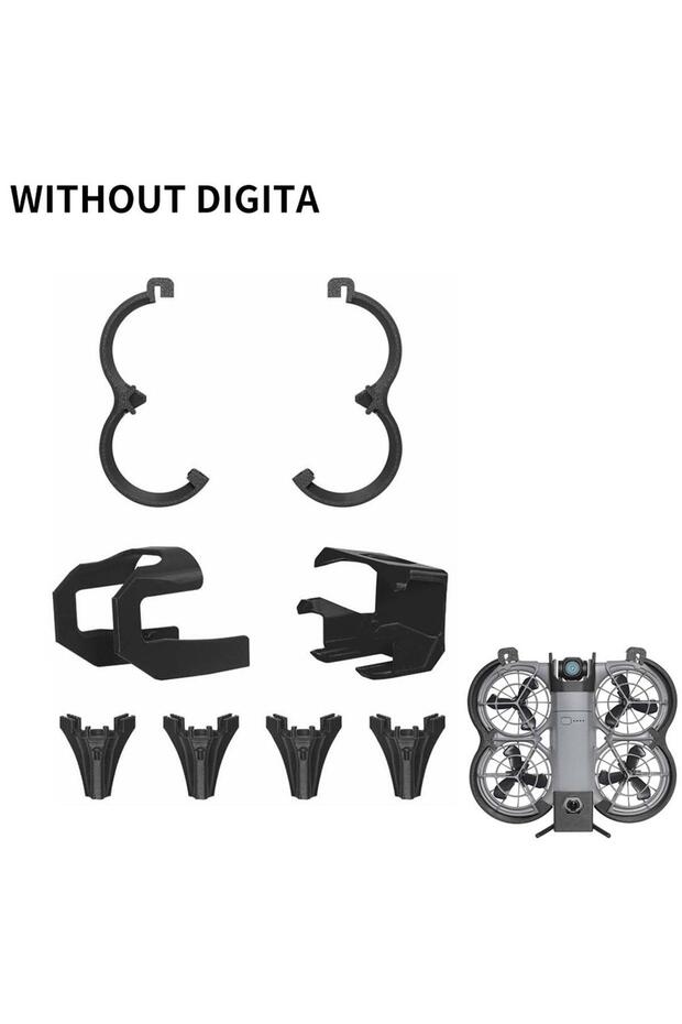 Black For DJI NEO2 Propeller Protection Kit: Anti-Collision Rings Protective Propeller Blades From I