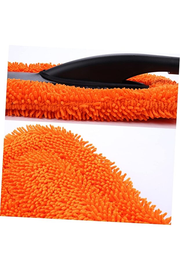 Car Duster Exterior/Interior - Orange Microfiber - 5