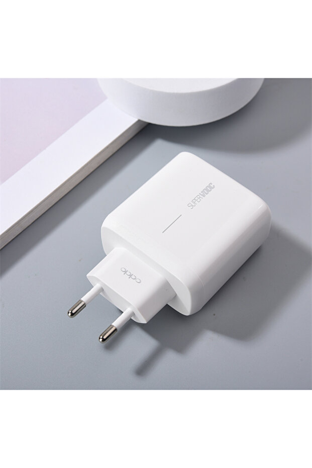 Only EU charger 65W Charger EU SuperVooc Quick Charging Adapter 1/1.5/2M USB C Cable For Reno 13 12