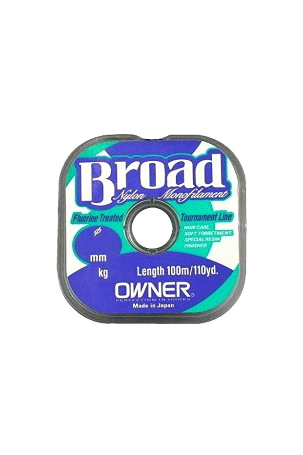 Broad 0.14 mm 100 Mt Fishing Line Green