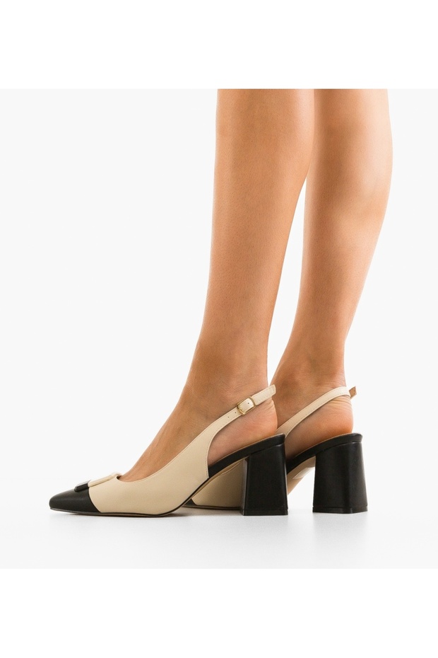 Pantofi dama Sandy Bej - 2