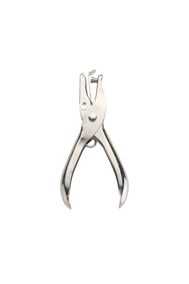 S25429-1 Office Supplies Metal Hole Punch Student Stationery Paper Card Small Round Hole Flipbook Do
