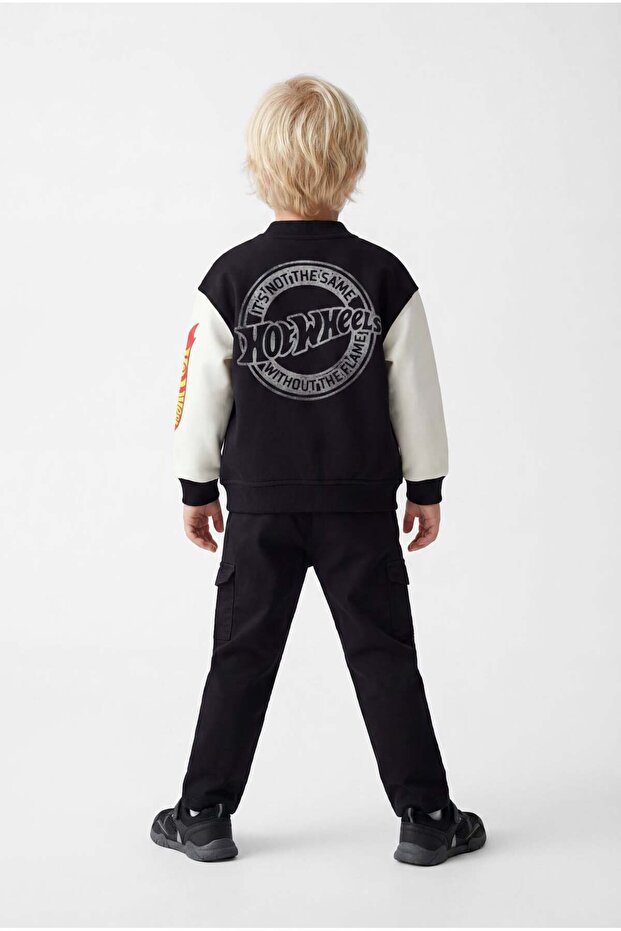 Boy's Printed College Jacket - 5