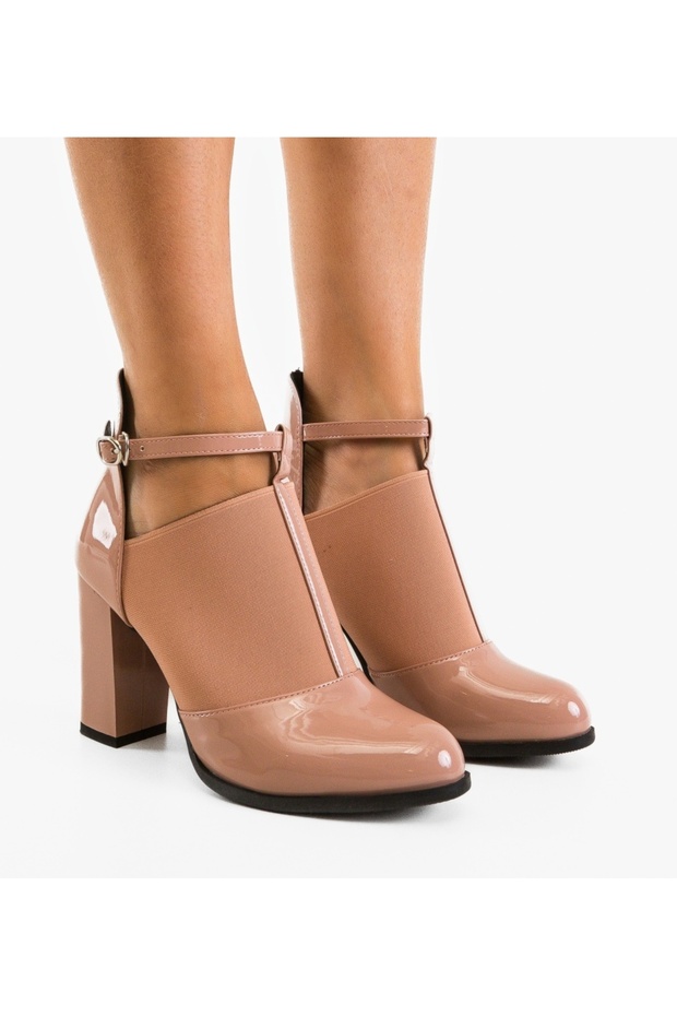 Botine dama Celeste Nude - 3
