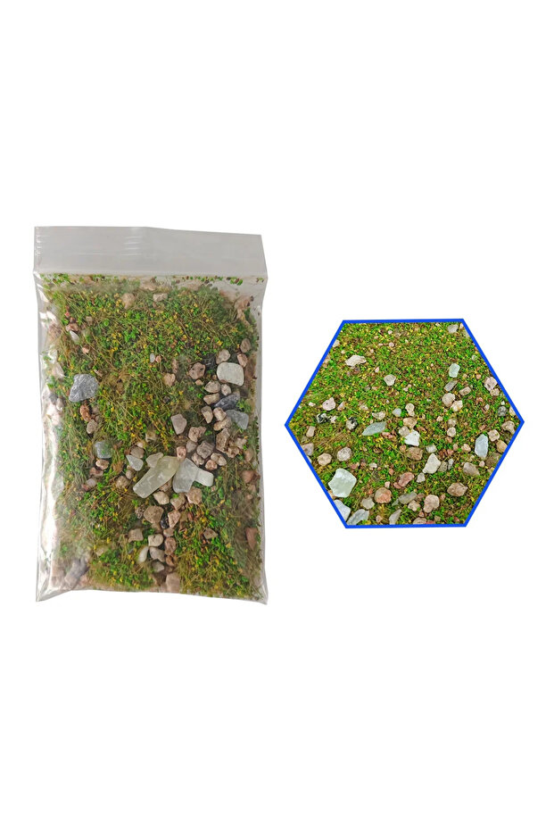 30g CL 1.058oz/bag DIY Model Mixed with Stone Grass Powder,Simulating Lawn,Sand Table Miniature Land