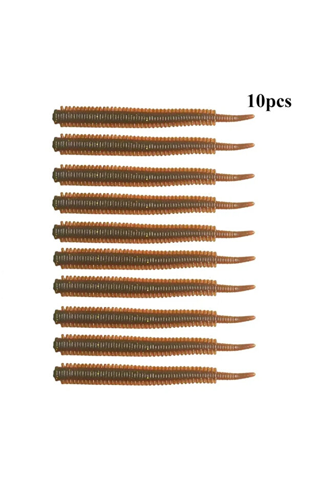 150mm 10pcs BRAVMACK-Bionic Sea Sandworms Soft Bait Fishing Lures, Artificial Bait, Road Runner, 10P