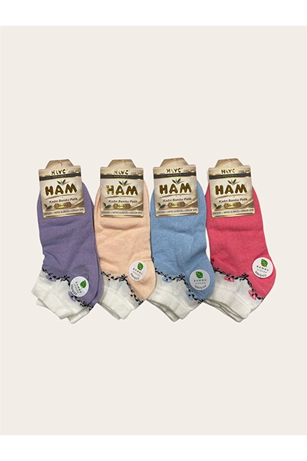 HAM VİSKON BAMBU PATİK (6'LI )