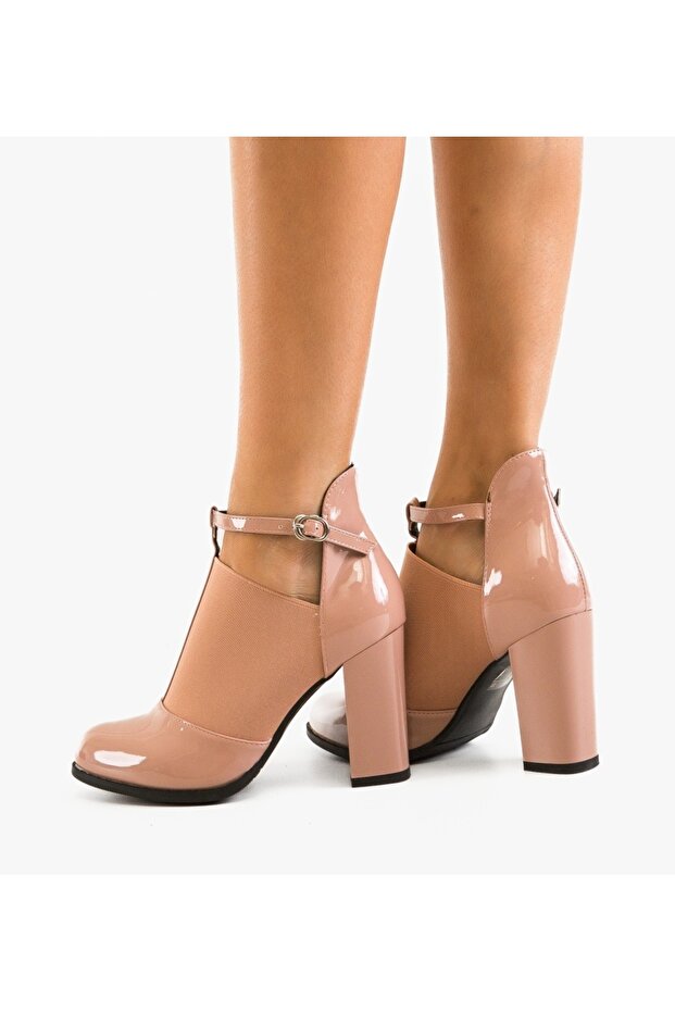 Botine dama Celeste Nude - 1