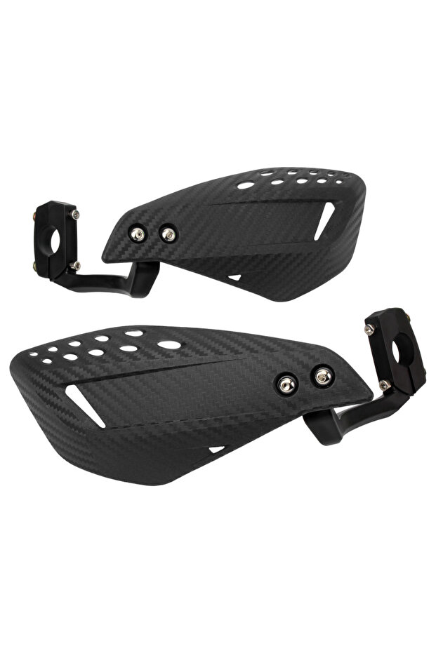 black Motorcycle Hand Protector Motocross Handguards 7/8'' 22mm For KTM kawasaki Yamaha ATV Universa