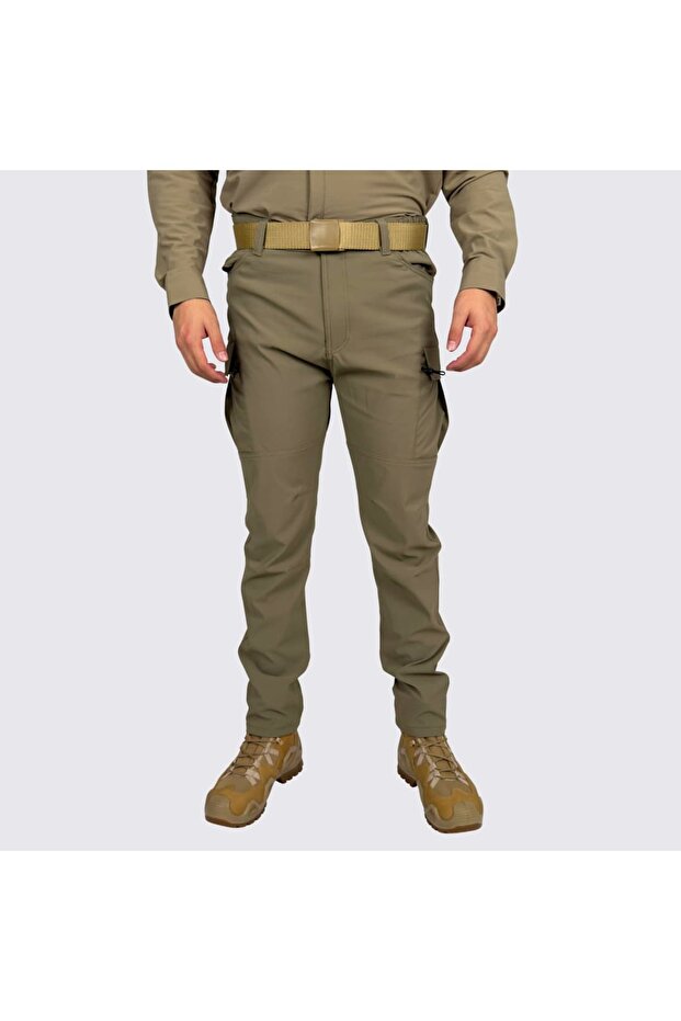 Beige Water Repellent Tactical Pants - Lycra Water-Repellent Outdoor Pants Assault Series