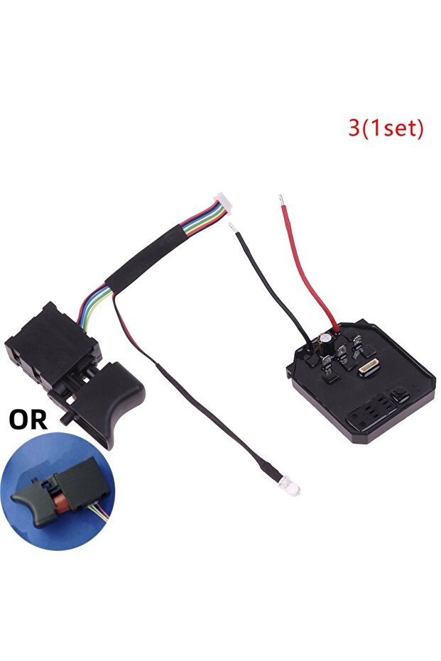 1set 【LM】Control Board+Switch For 2106/169 Brushless Electric Wrench Motherboard Accessories Speed S