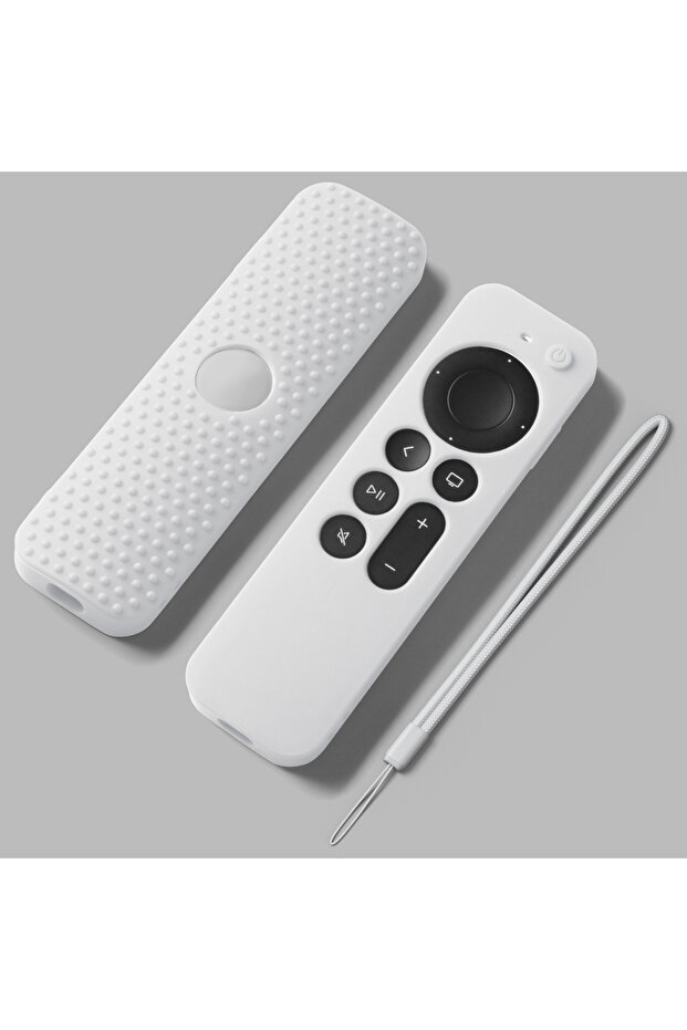 حافظة حماية لجهاز التحكم عن بعد من White For Siri TV 4K Series، للجيل الثاني والثالث والسادس والسابع، Ne..