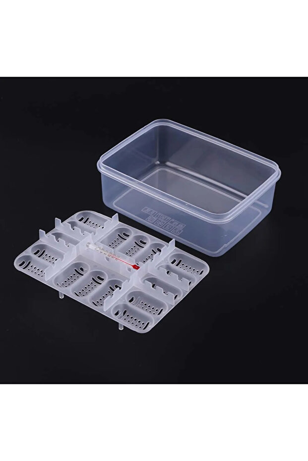 16 Grids Reptiles Egg Incubator Tray Lizard Snake Eggs Hatcher Plastic Case Box
