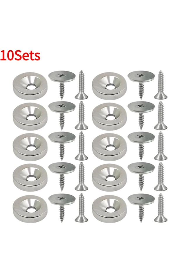 10Set Cabinet Strong Magnetic Catches For Wardrobe Hidden Closing Magnetic Door Catch Closer Hidden
