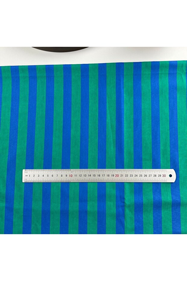 150-100cm Blue 150*100cm Vertical Stripes Fabric Cotton Multicolor Clothes Sewing Material Dress Tab