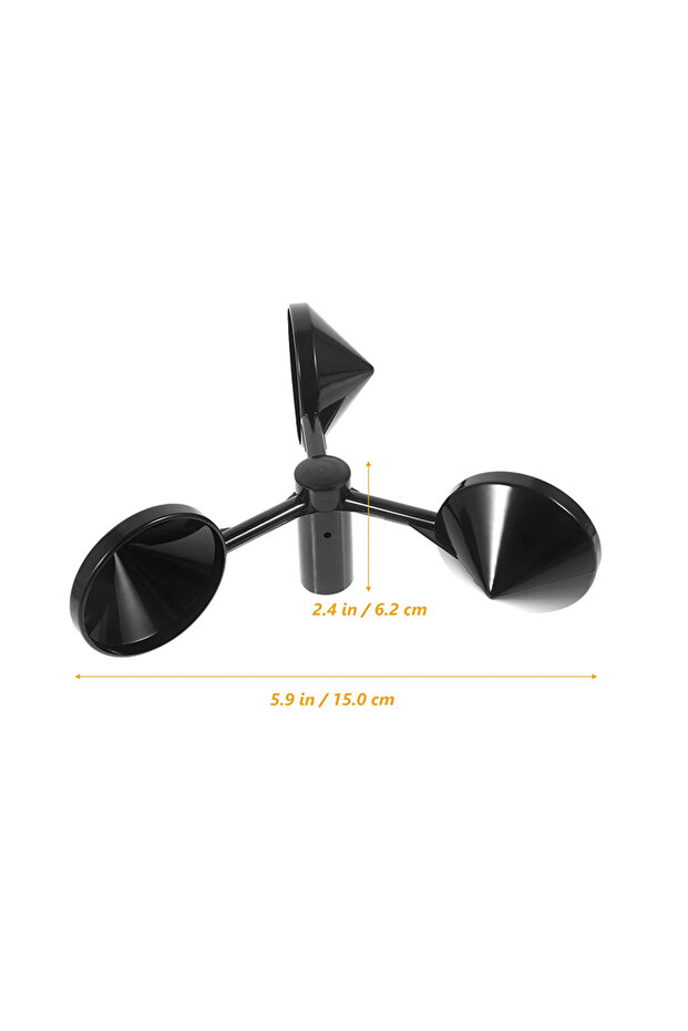 1PC 1Pcs ABS 3-Cup Wind Sensor Wind Direction Sensor Anemometer Supply Anemometer Wind-Speed Monitor