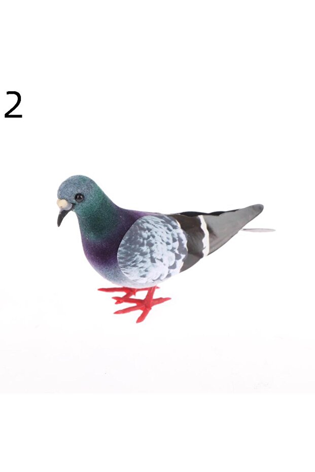 JETTING 2 New Artificial Birds Simulation Grey Pigeon Dove Model Imitation Animal Party Wedding Supp