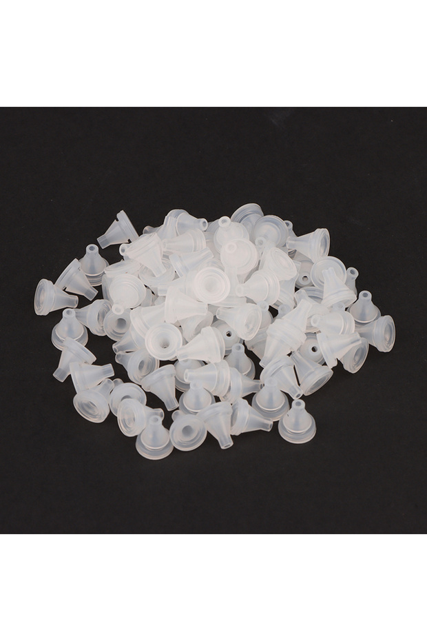 Transparent 50pcs Silicone Nozzle Nipple Replacement Part Spray Water Outlet Top Spray Parts Shower