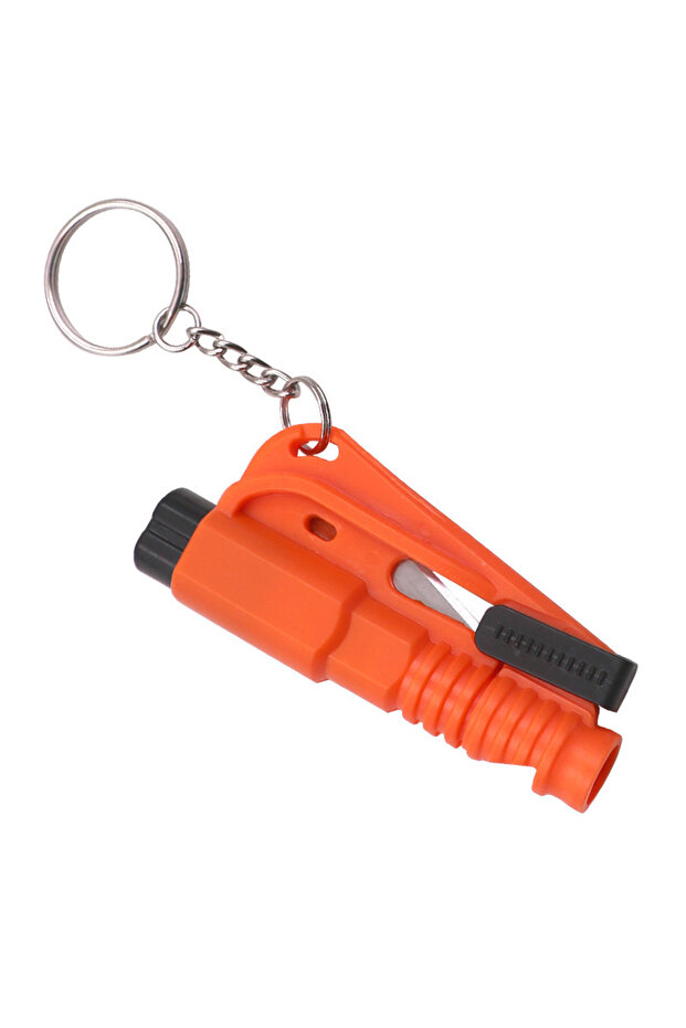 orange Car Escape Hammer One Second Window Breaker Mini Two-in-one Multifunctional Car Emergency Ham