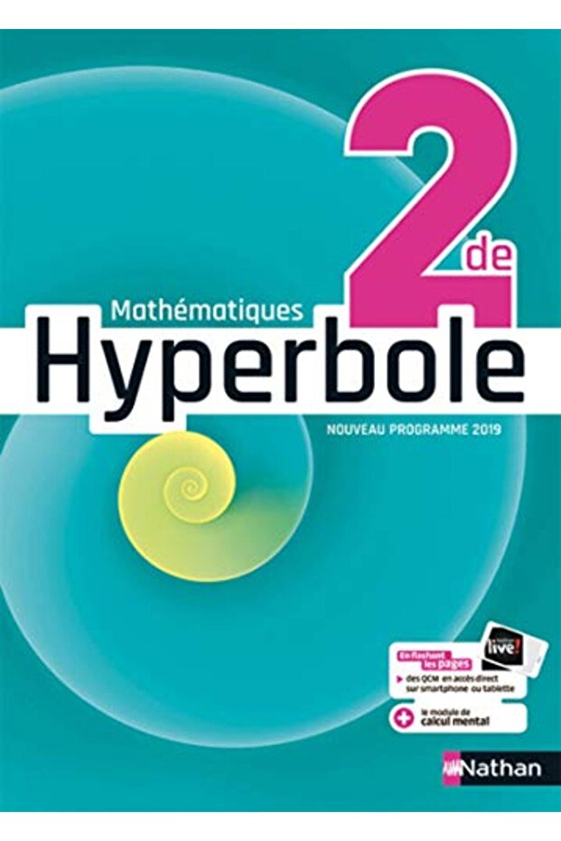 Mathématiques Hyperbole 2de - manuel élève (nouveau programme 2019)