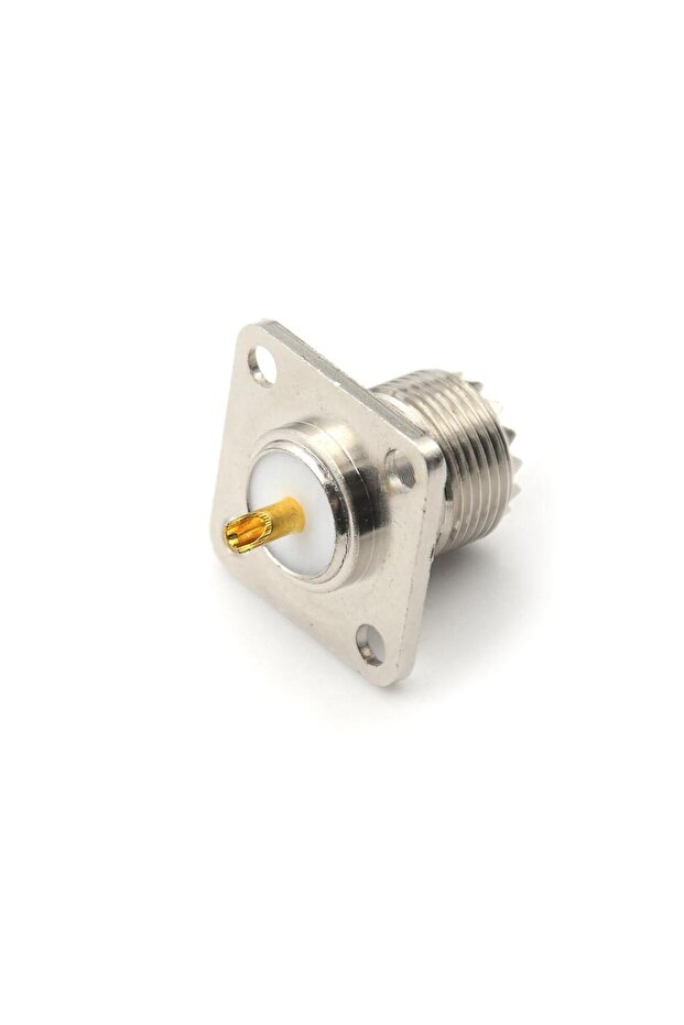 1pcs Female SO-239 Jack Square Shape Solder Cup Coax Connector for Radio UHF Panel SO239 Mount So...