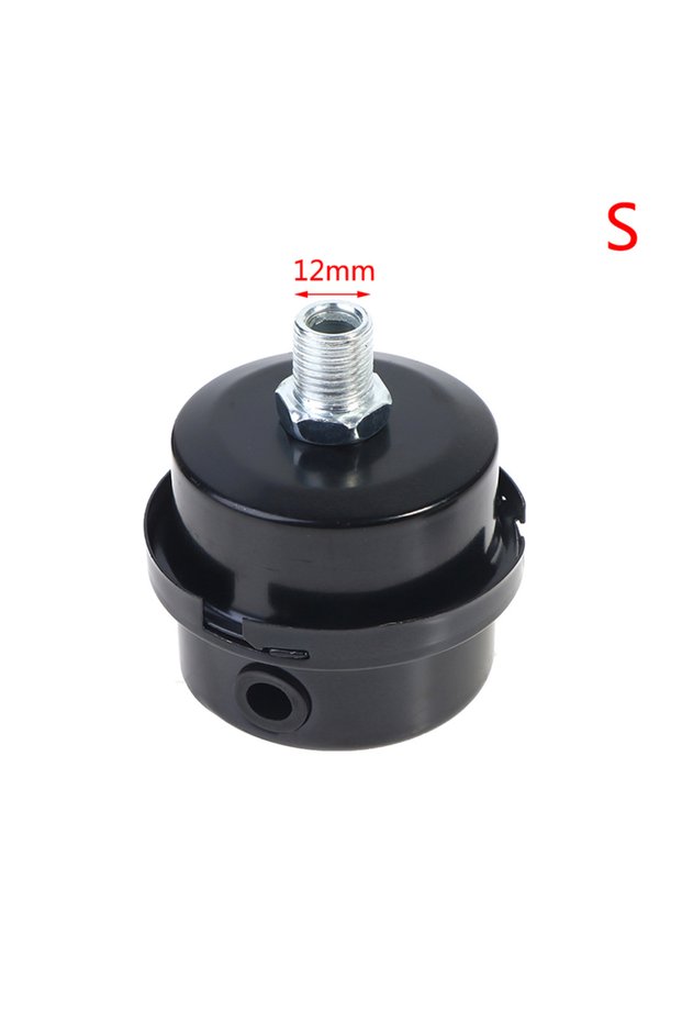 12mm 12/16/20mm Alloy Air Compressor Parts Metal Air Compressor Intake Filter Noise Muffler Suitable