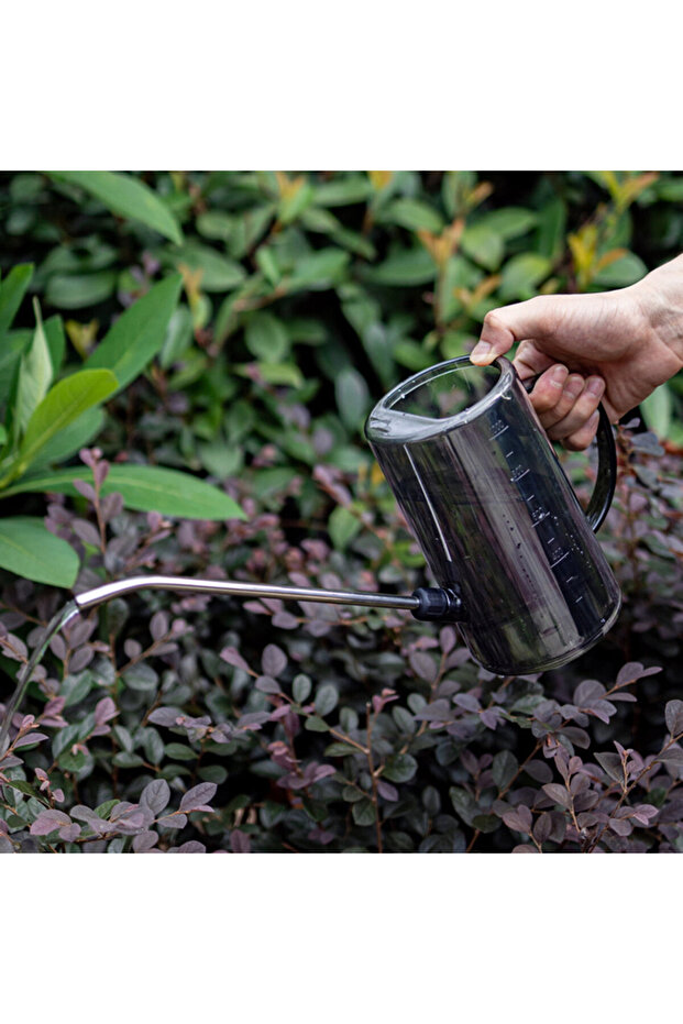 1pc Watering Can Mini Long Spout Indoor Sprinkling Can Transparent Graduated Watering Tool For Succu