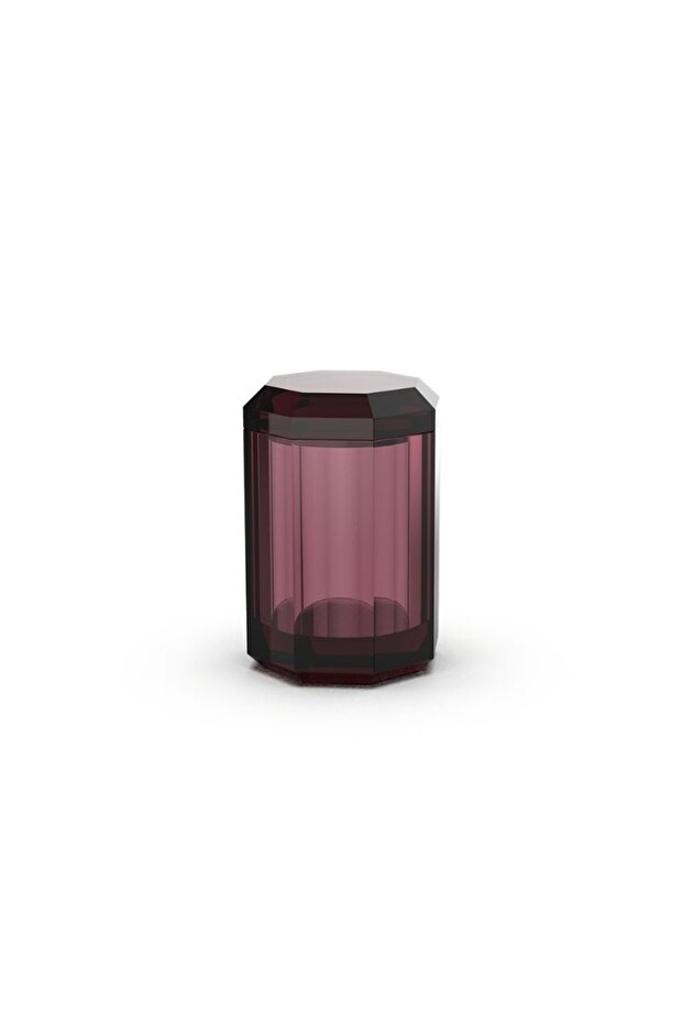 Kristall Cotton Holder, Countertop - Burgundy