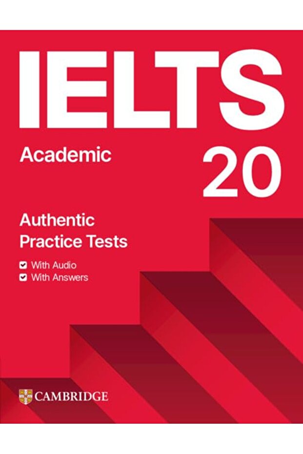 كتاب طلاب الاختبار التدريبي الأكاديمي IELTS 20 مع الإجابات وحزمة رقمية
