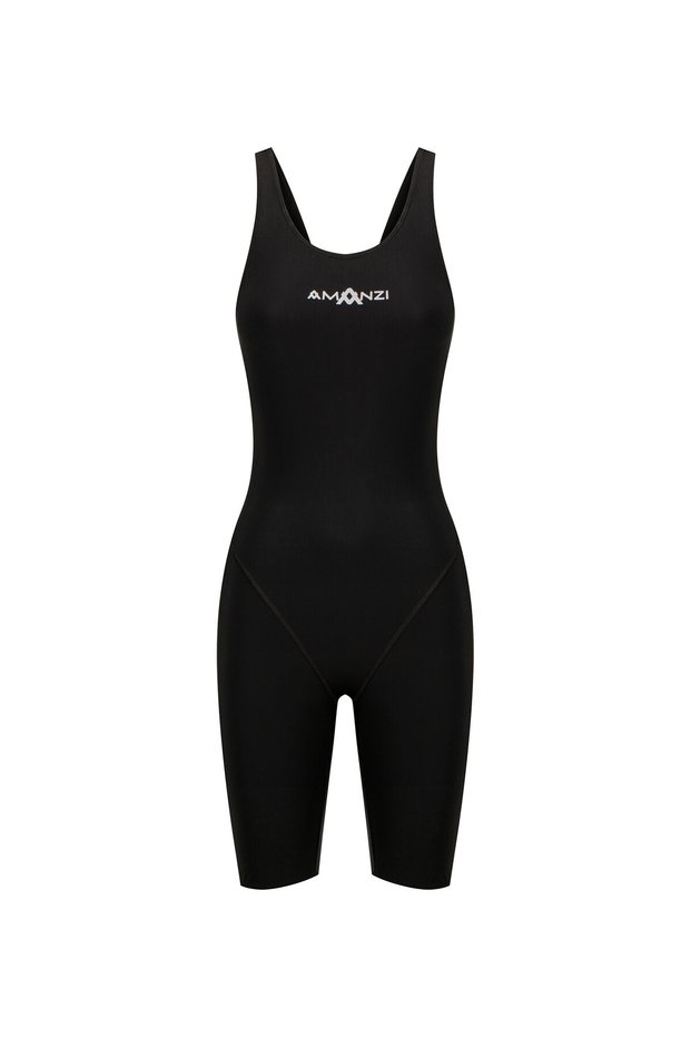 Amanzi Women's Racing Swimsuit Acceler8 Rize Knee Length Jet