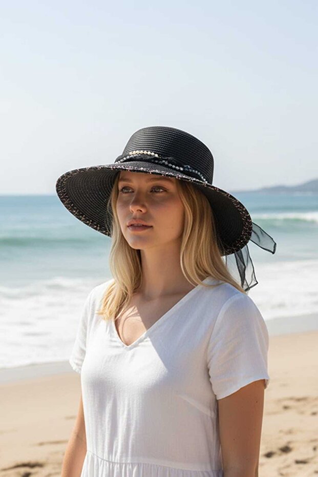 Half Moon Straw Hat - 1