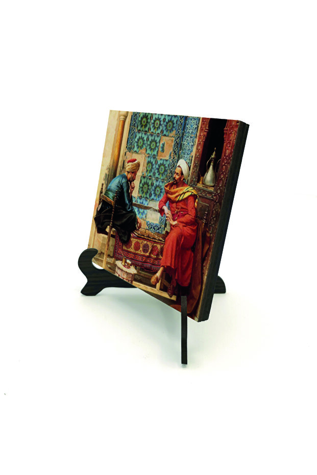 طاولة شطرنج مطبوعة من خشب MDF مقاس 10x10 KRT-132