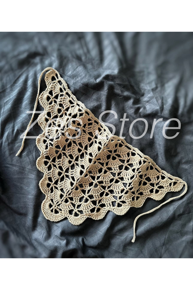 Melonbutik Bohemian Vintage Crochet Bandana