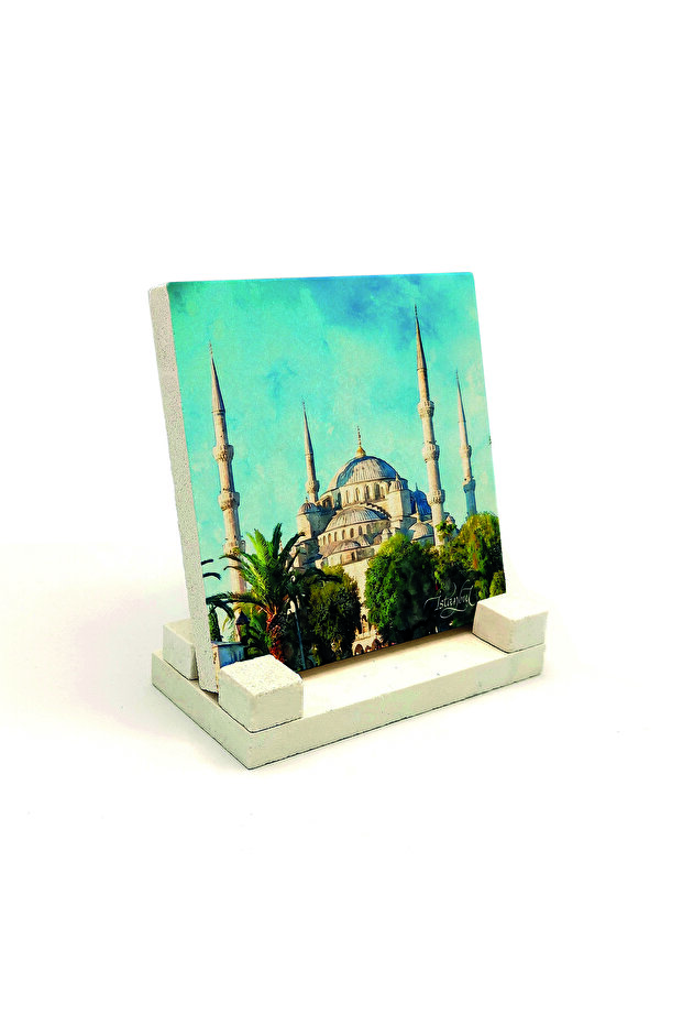 طاولة مكتبية مطبوعة بتصميم مسجد السلطان أحمد 10×10 ك.ر.ت.-13