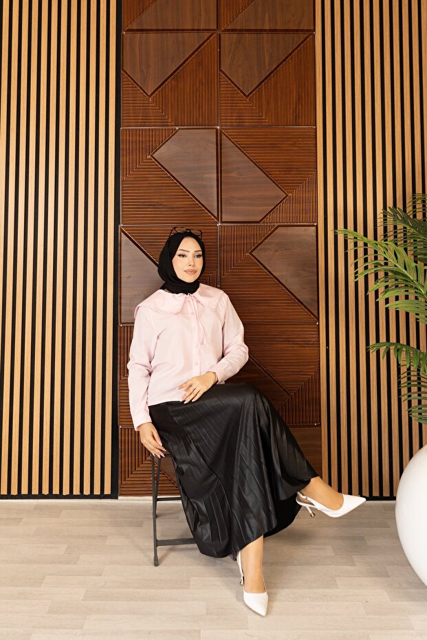 Lace Detailed Skirt Top Shirt