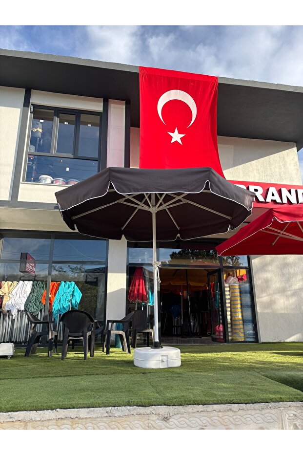 HİLAL ŞEMSİYE 3 yuvarlak aliminyum su geçirmez şemsiye