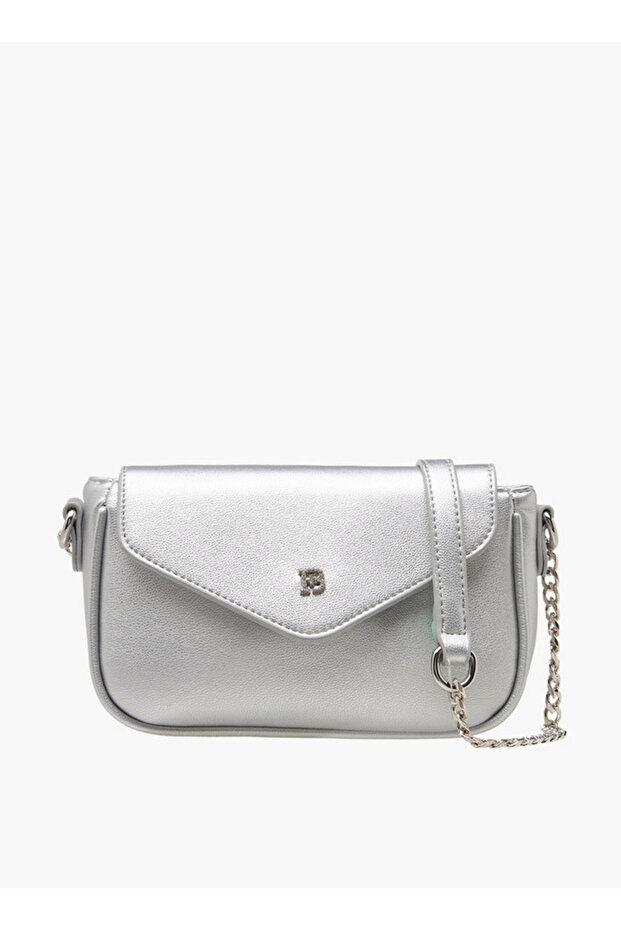 Textured Crossbody Bag with Magnetic Snap Closure